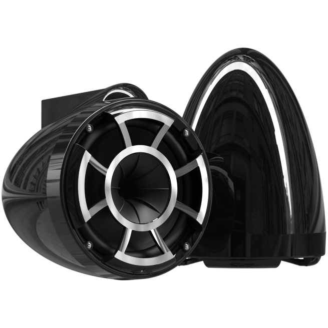 REV8™ Black V2 | Wet Sounds Revolution Series 8" Black Tower Speakers