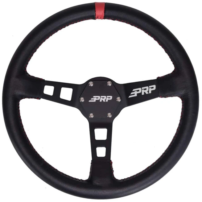 PRP - DEEP DISH STEERING WHEEL – LEATHER