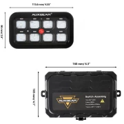 AR-800 Multifunction RGB Switch Panel with Bluetooth Controlled & 47" Extension Cable (Optional) - Image 10