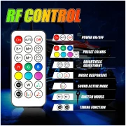 Magic Dream Color RGB Underglow Lights LED Strip Lights Kit with Bluetooth App & Wireless Remote Control with Brake Light Function for ATV/UTV - Image 6