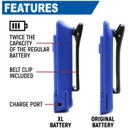 BUNDLE - R1 Handheld Radio with Long Range Antenna and High Capacity Battery - Image 8
