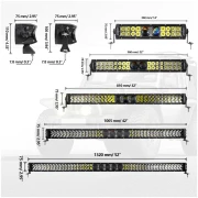 5D-PRO SERIES LED LIGHT BAR WITH 5D PROJECTORS FOR ATV UTV - Image 9