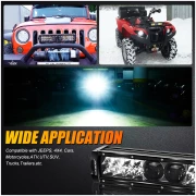 5D-PRO SERIES LED LIGHT BAR WITH 5D PROJECTORS FOR ATV UTV - Image 6