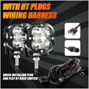 (2PCS/SET) 3 INCH 80W 9600LM LED PODS LIGHTS WHITE&YELLOW - Image 7
