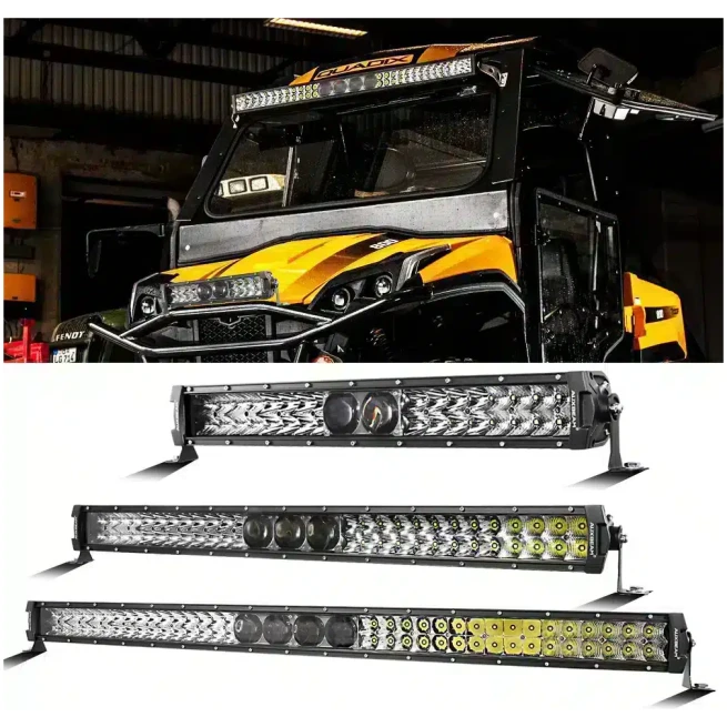 5D-PRO SERIES LED LIGHT BAR WITH 5D PROJECTORS FOR ATV UTV