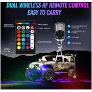 NEWEST! RGBW LED ROCK LIGHTS KIT WITH BLUETOOTH APP & WIRELESS REMOTE CONTROL, MULTICOLOR NEON UNDERGLOW LIGHTS WITH BRAKE LIGHT FUNCTION FOR ATV UTV - Image 7