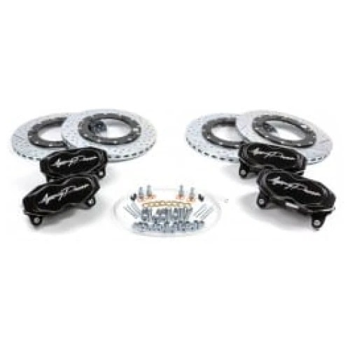 Agency Power Big Brake Kit Front and Rear Black Can-Am Maverick X3 Turbo
