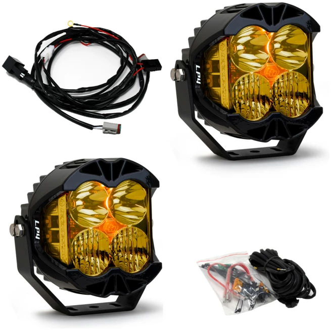 LP4 Pro LED Auxiliary Light Pod Pair - Universal - Image 2
