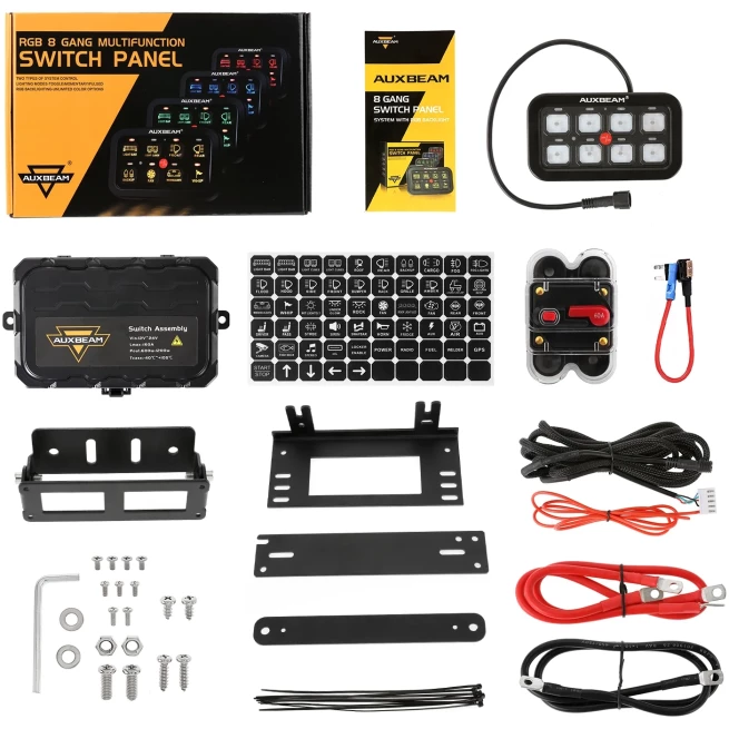 AR-800 RGB SWITCH PANEL WITH APP, TOGGLE/ MOMENTARY/ PULSED MODE SUPPORTED - Image 3