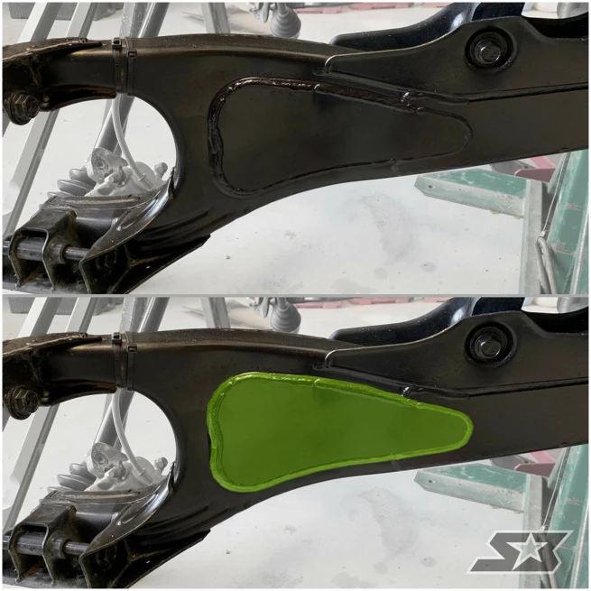 CAN-AM MAVERICK X3 TRAILING ARMS WELD-IN GUSSET KIT - Image 7
