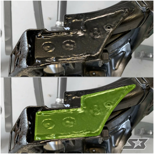 CAN-AM MAVERICK X3 TRAILING ARMS WELD-IN GUSSET KIT - Image 6