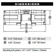 AXON 35 WARN POWERSPORT WINCH - Image 4