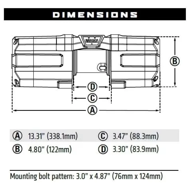 AXON 35 WARN POWERSPORT WINCH - Image 4