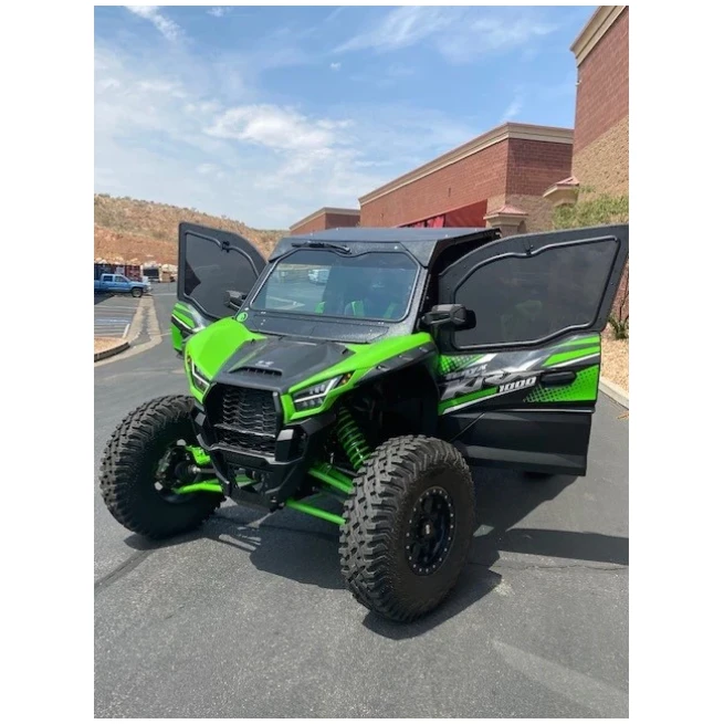 KAWASAKI Teryx KRX 1000 2-SEAT Cab Enclosure "THE VAULT" Upper Side Doors & Panels (Patent Pending)- Dirt Warrior Accessories - Image 9