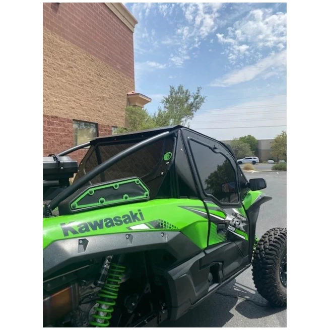 KAWASAKI Teryx KRX 1000 2-SEAT Cab Enclosure "THE VAULT" Upper Side Doors & Panels (Patent Pending)- Dirt Warrior Accessories - Image 2