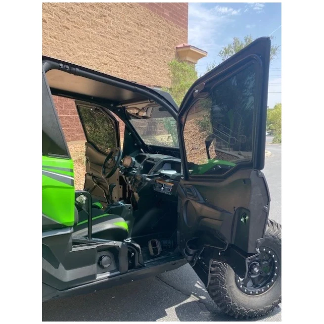 KAWASAKI Teryx KRX 1000 2-SEAT Cab Enclosure "THE VAULT" Upper Side Doors & Panels (Patent Pending)- Dirt Warrior Accessories - Image 6