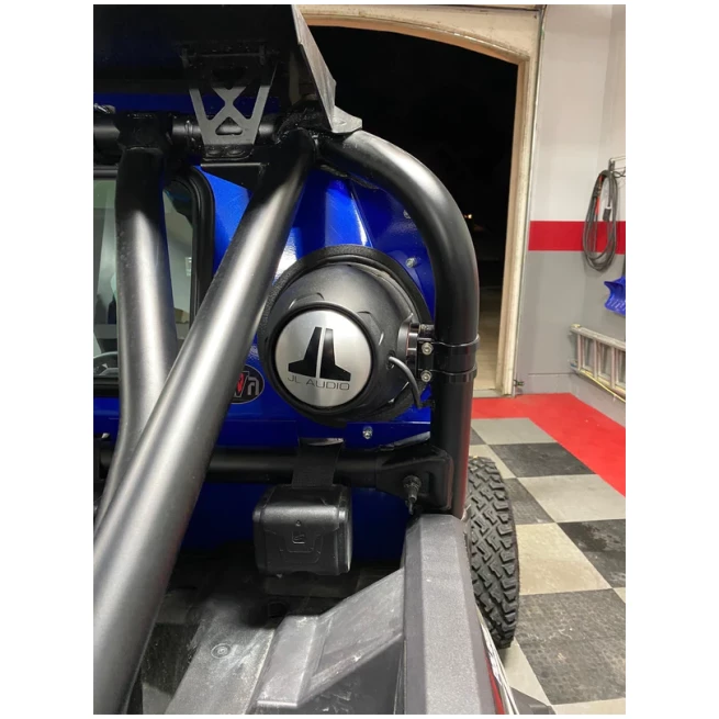 POLARIS RZR TURBO S REAR WINDSHIELD W/ SPEAKERS CUT-OUT - Image 2