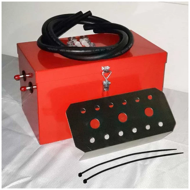 AT HOTBOX IN RED COLOR WITH MOUNTING AND INSTALLATION EQUIPMENT