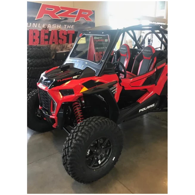 POLARIS RZR TURBO S FRONT WINDSHIELD 2018+ Dirt Warrior Accessories - Image 5