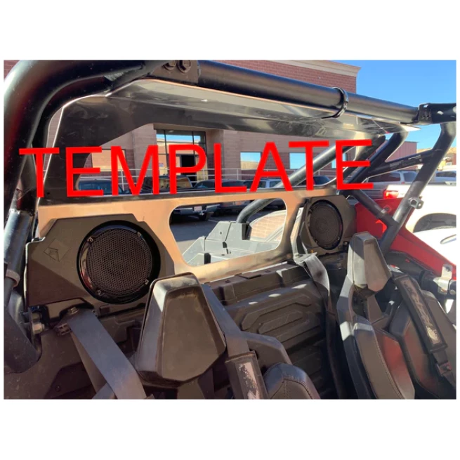 POLARIS RZR PRO XP / TURBO R REAR WINDSHIELD TO FIT WITH W/ROCKFORD FOSGATE SYSTEM 2020+ Dirt Warrior Accessories - Image 3