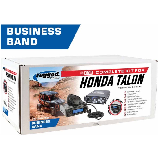 Rugged Radios - Honda Talon Complete UTV Communication Intercom Kit