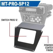 Rugged Radios - Lower Accessory Panel for Polaris RZR PRO XP, RZR Turbo R, and RZR PRO R Dash Mount Radio and Intercom - Image 6