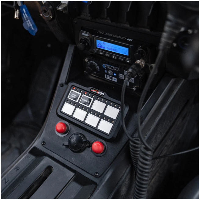 Rugged Radios - Lower Accessory Panel for Polaris RZR PRO XP, RZR Turbo R, and RZR PRO R Dash Mount Radio and Intercom - Image 10