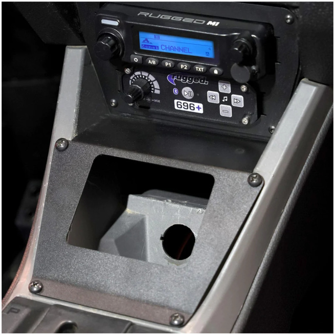 Rugged Radios - Lower Accessory Panel for Polaris RZR PRO XP, RZR Turbo R, and RZR PRO R Dash Mount Radio and Intercom - Image 13