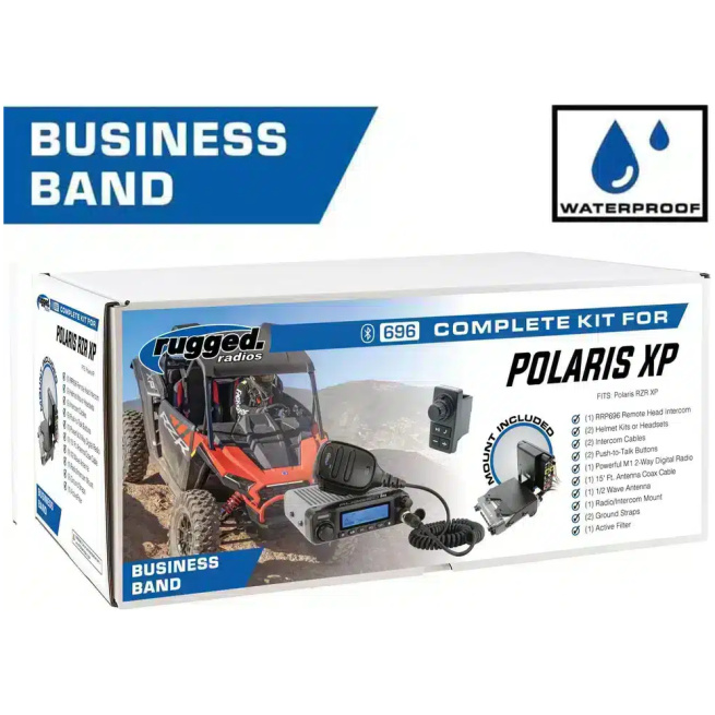 Polaris RZR XP - 696 Plus Remote Head Intercom with Business Band Radio