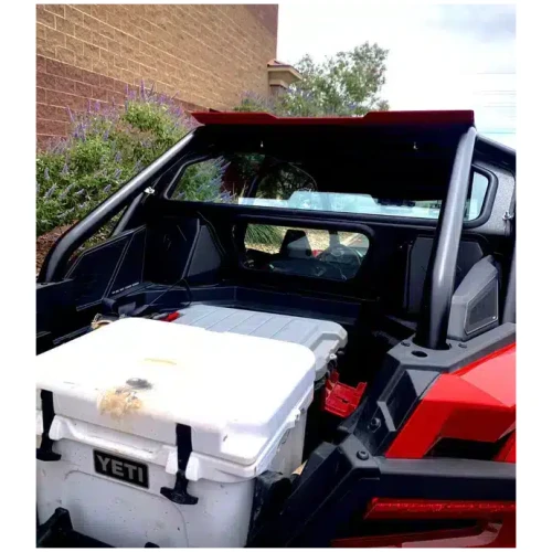 POLARIS RZR PRO XP / TURBO R REAR WINDSHIELD TO FIT WITH W/ROCKFORD FOSGATE SYSTEM 2020+ Dirt Warrior Accessories