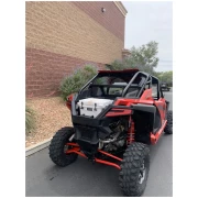 POLARIS RZR PRO XP / TURBO R REAR WINDSHIELD TO FIT WITH W/ROCKFORD FOSGATE SYSTEM 2020+ Dirt Warrior Accessories - Image 2
