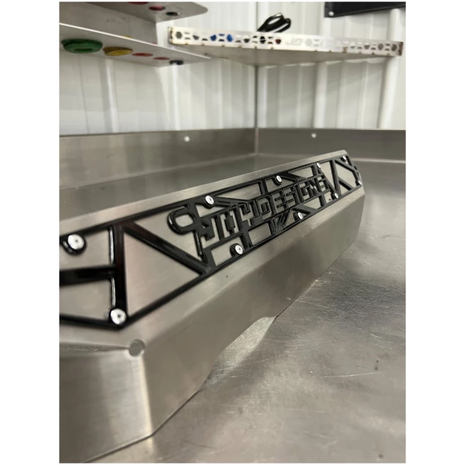 stainless heat shield side view