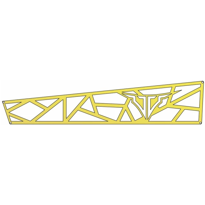 air vent cover powder coated yellow