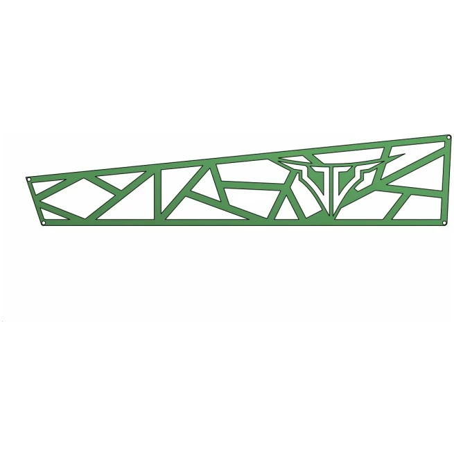 air vent cover powder coated green