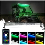 NEW 42 INCH V-PRO SERIES STRAIGHT RGBW COLOR CHANGING OFF ROAD LED LIGHT BAR FOR ATV UTV SIDE BY SIDES- AUXBEAM