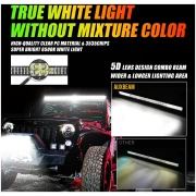 NEW 42 INCH V-PRO SERIES STRAIGHT RGBW COLOR CHANGING OFF ROAD LED LIGHT BAR FOR ATV UTV SIDE BY SIDES- AUXBEAM - Image 2