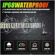 NEW 42 INCH V-PRO SERIES STRAIGHT RGBW COLOR CHANGING OFF ROAD LED LIGHT BAR FOR ATV UTV SIDE BY SIDES- AUXBEAM - Image 9