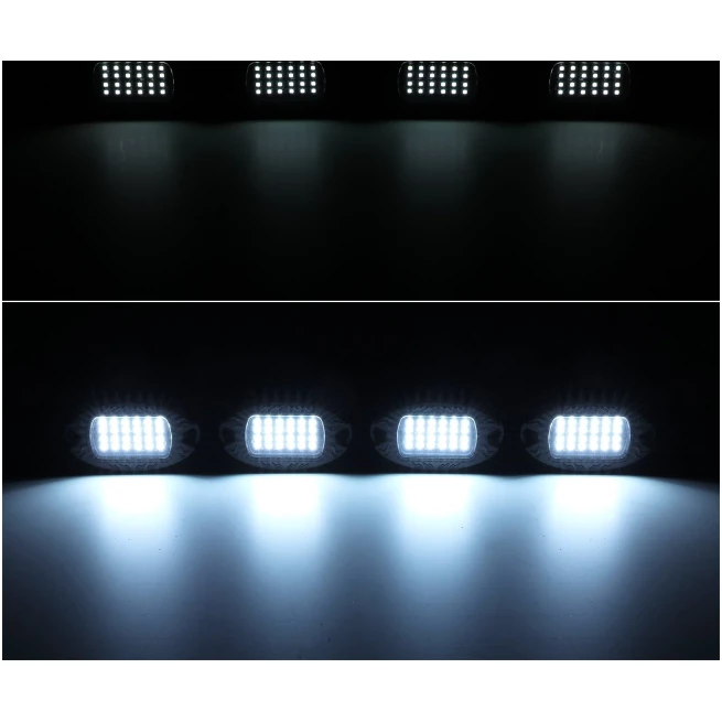 NEWEST! RGBW LED ROCK LIGHTS KIT WITH BLUETOOTH APP & WIRELESS REMOTE CONTROL, MULTICOLOR NEON UNDERGLOW LIGHTS WITH BRAKE LIGHT FUNCTION FOR ATV UTV-AUXBEAM - Image 14