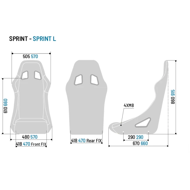 Sparco SPRINT L Seat - Image 4