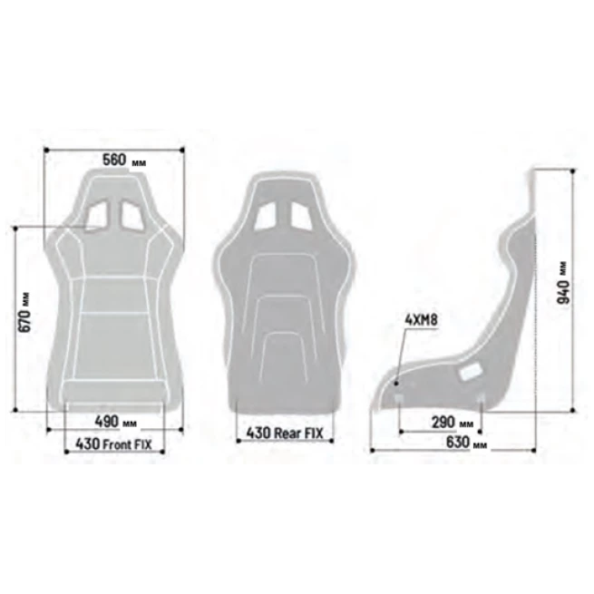 Sparco QRT-K (Carbon Kevlar) Seat - Image 5