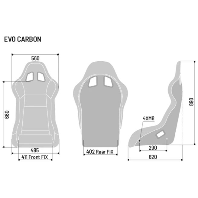Sparco EVO CARBON Seat - Image 4