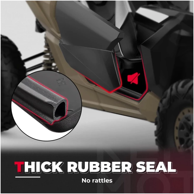 Noise Reduction Kit & Front Lower Door Inserts For Can-Am Maverick X3 - Image 10