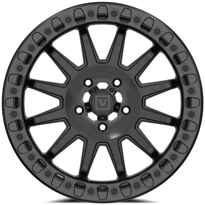 V09 BRUSHED CHARCOAL BEADLOCKS - Valor Offroad - Image 2