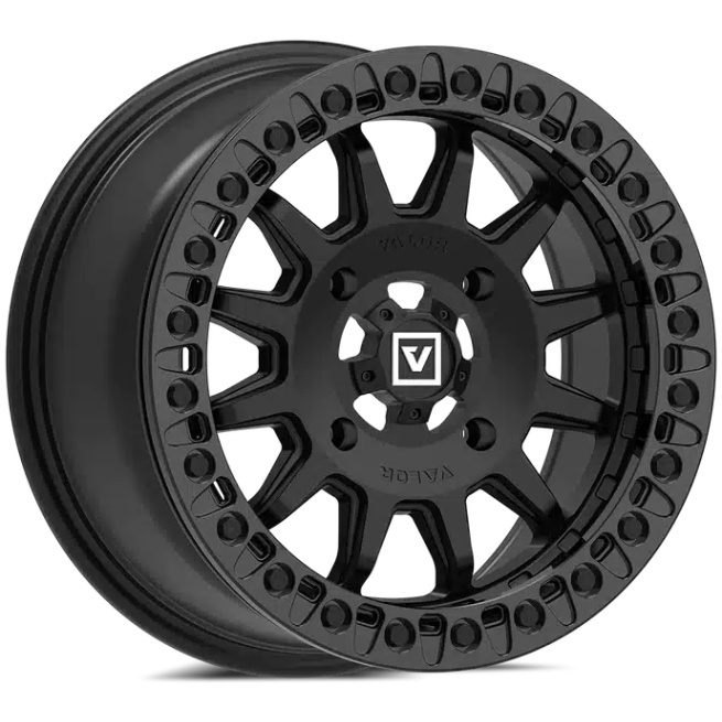 V09 SATIN BLACK BEADLOCKS - Valor Offroad
