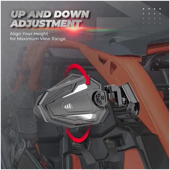Aluminum Side Mirrors for Can-Am Maverick X3/ X3 Max - Image 8