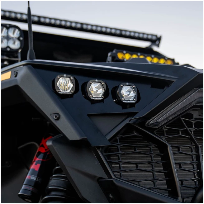 Polaris S1 Triple LED Headlight Kit - Polaris 2020-24 RZR Pro XP; 2024 RZR Pro R/Turbo R