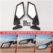 1 Pair Side View Mirrors 360° Adjustment for Can Am Maverick X3 - Image 4