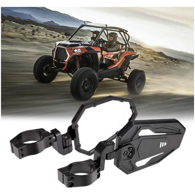 UTV Rear View Side Mirrors for 1.75"-2" roll bar (1 pair) - Image 9