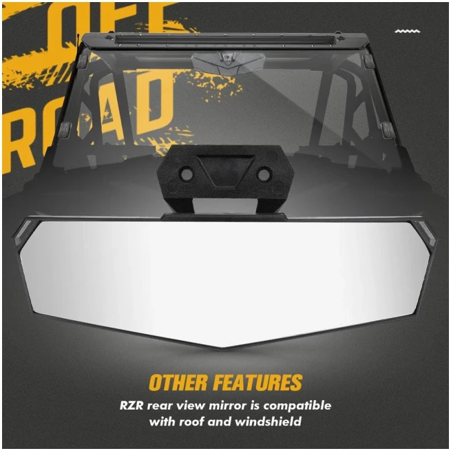 Center Rear View Mirror for Polaris RZR PRO XP 2020-2024 - Image 5