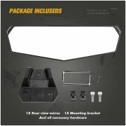 Center Rear View Mirror for Polaris RZR PRO XP 2020-2024 - Image 8